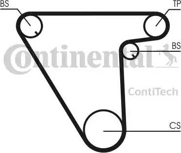 CONTINENTAL CT833 - PASEK BALANSU FIAT-LANCIA