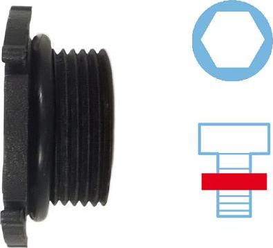 Corteco 49362592 — Korek spustowy oleju, miska olejowa