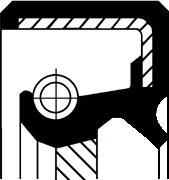 Corteco 19035212B — Pierścień uszczelniający wału, wał skrzyni biegów