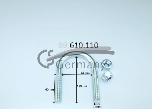 CS Germany 99.610.110 — Klamra resora