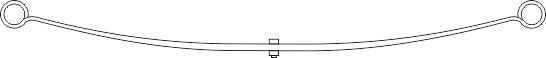 CS Germany 10.200.430.00 - RESOR FORD T. TRANSIT 00-06 1 PIÓRO 697-683MM