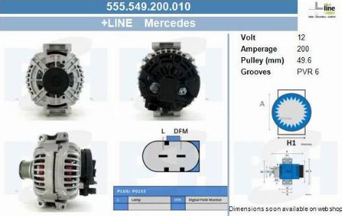 PSH 555.549.200.010 — Alternator