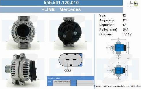 PSH 555.541.120.010 — Alternator