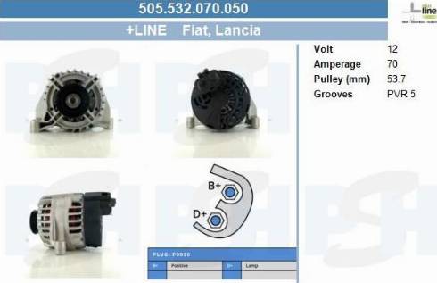PSH 505.532.070.050 — Alternator