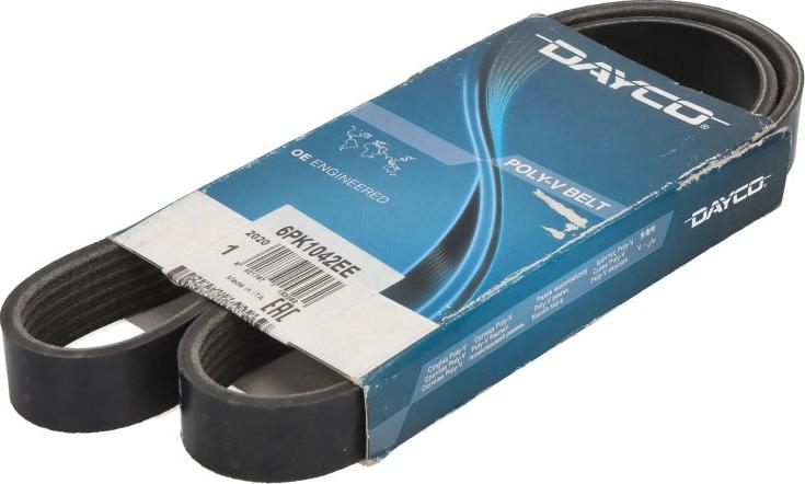 DAYCO 6PK1042EE — Pasek klinowy wielorowkowy