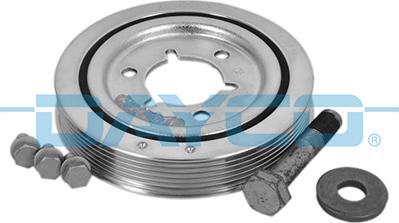 DAYCO DPV1029K - KOŁO PASOWE WAŁU KORBOWEGO FIAT FIORINO-QUBO 1.1-1.6 KIT