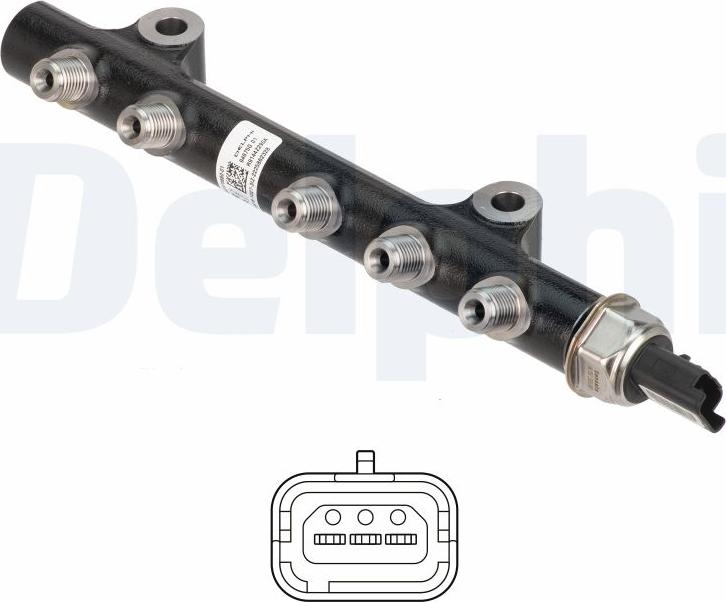 Delphi 9144A290B-12B1 — Rura rozdzielacza, paliwo