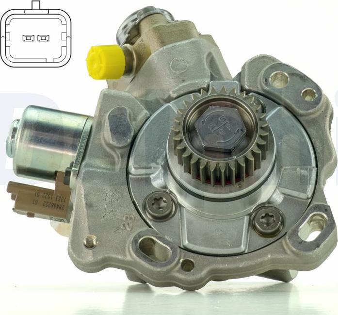 Delphi 28384347-12B1 - POMPA WTRYSKOWA CITROEN C4 2.0 13-