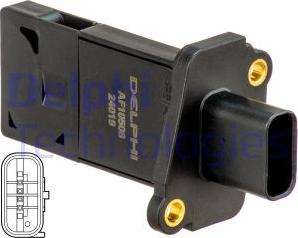 Delphi AF10508-12B1 - PRZEPŁYWOMIERZ POWIETRZA WKŁAD JEEP CHEROKEE 2.8CRD 02-