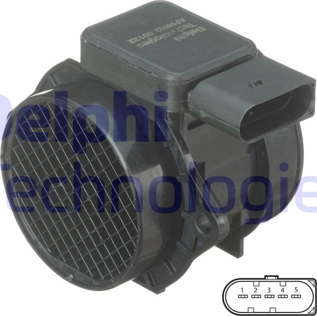 Delphi AF10502-12B1 — Przepływomierz masowy powietrza
