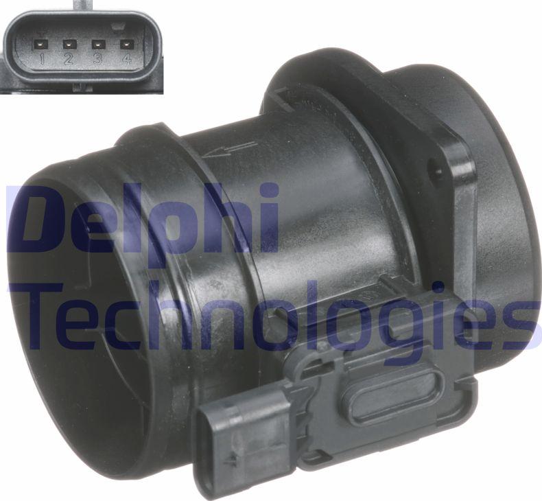 Delphi AF10656-12B1 - PRZEPŁYWOMIERZ POWIETRZA AUDI A1. A3. A4. A5. A5. Q2. TT- CUPRA FORMENTOR 12-