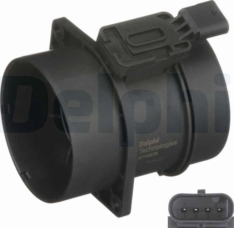Delphi AF10675-12B1 — Przepływomierz masowy powietrza