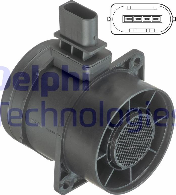 Delphi AF10365-12B1 — Przepływomierz masowy powietrza