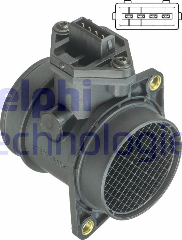 Delphi AF10376-12B1 — Przepływomierz masowy powietrza
