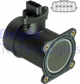 Delphi AF10371-12B1 — Przepływomierz masowy powietrza
