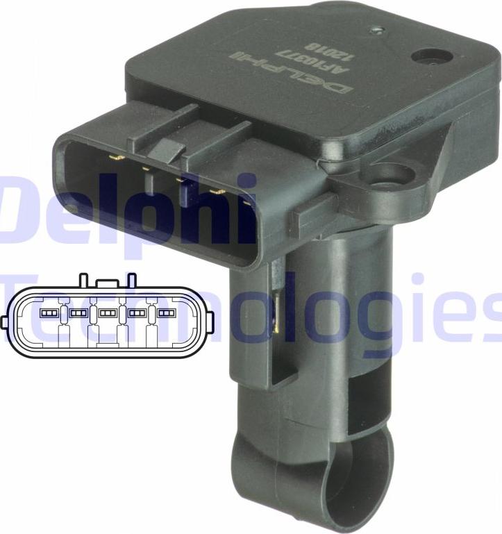 Delphi AF10377-12B1 — Przepływomierz masowy powietrza