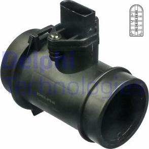 Delphi AF10285-12B1 — Przepływomierz masowy powietrza