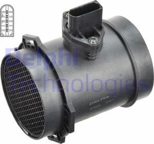 Delphi AF10283-12B1 — Przepływomierz masowy powietrza