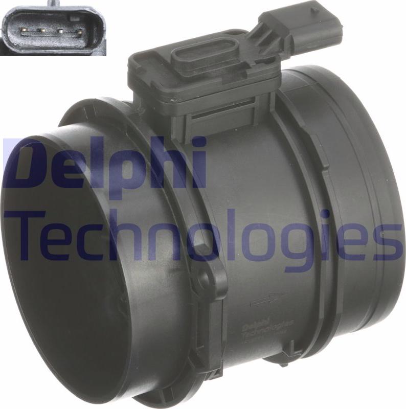 Delphi AF10771-12B1 - PRZEPŁYWOMIERZ POWIETRZA VW ARTEON. PASSAT. TIGUAN. TRANSPORTER 14-