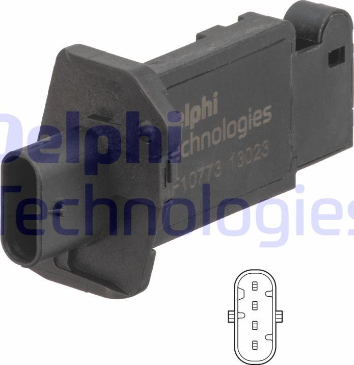 Delphi AF10773-12B1 — Przepływomierz masowy powietrza