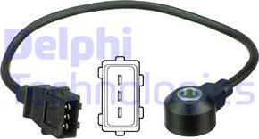 Delphi AS10199 - CZUJNIK SPALANIA STUKOWEGO CHEVROLET AVEO 1.4 05-