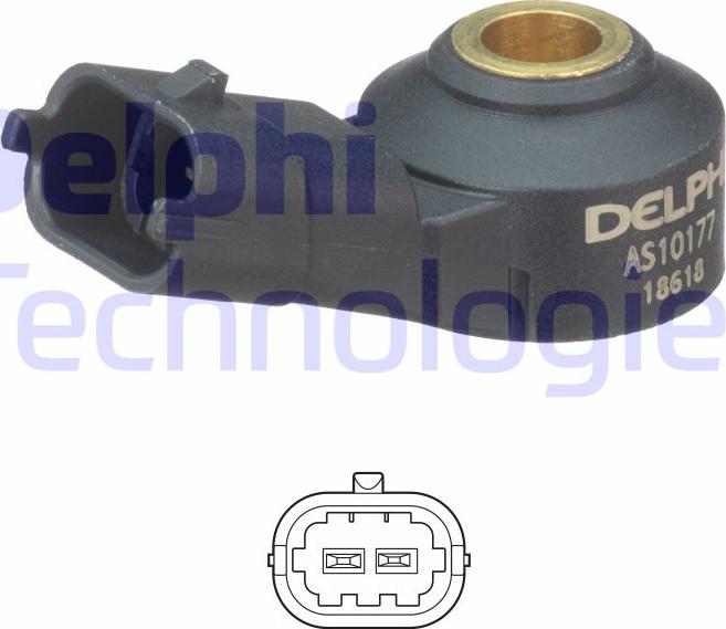 Delphi AS10177 - CZUJNIK STUKOWY YARIS 1.0 06-