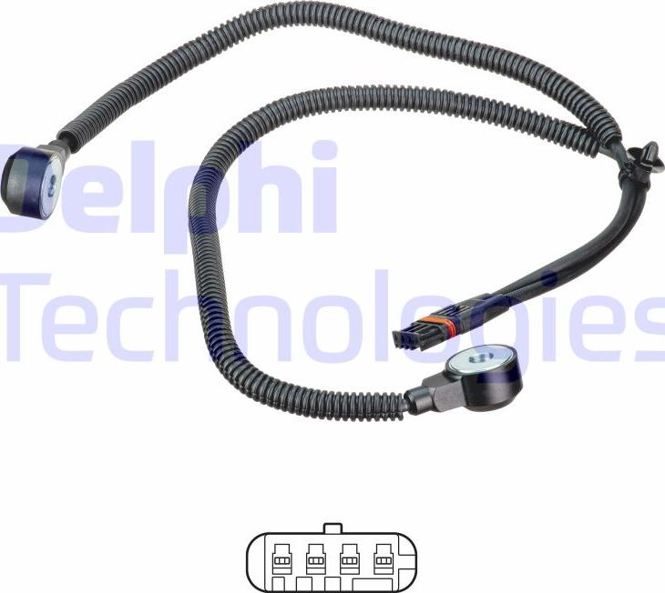 Delphi AS10238 - CZUJNIK SPALANIA STUKOWEGO BMW 5 E60 3.0 06-