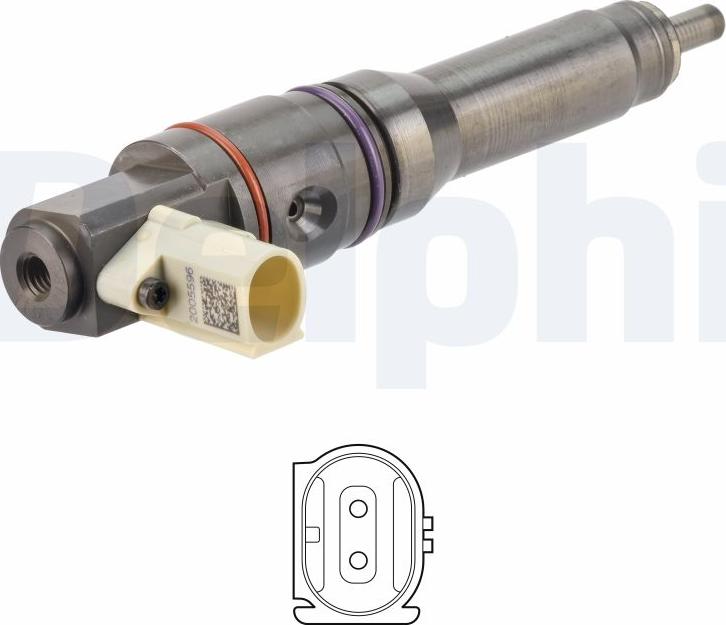Delphi BEBJ1D02001-12B1 — Korpus wtryskiwacza