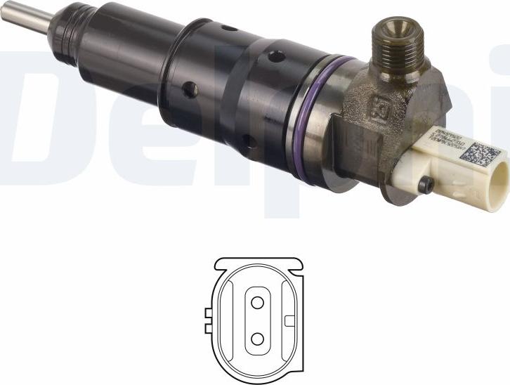 Delphi BEBJ1F11201-12B1 — Korpus wtryskiwacza