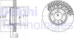 Delphi BG9949 — Tarcza hamulcowa