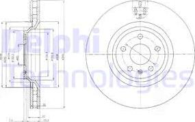 Delphi BG9054 — Tarcza hamulcowa