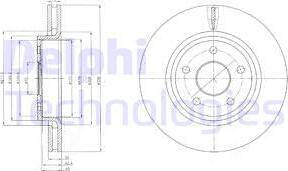 Delphi BG9058 — Tarcza hamulcowa