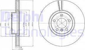 Delphi BG9063C — Tarcza hamulcowa