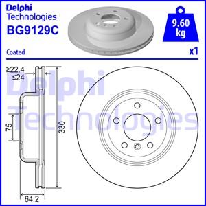 Delphi BG9129C — Tarcza hamulcowa