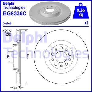 Delphi BG9336C — Tarcza hamulcowa