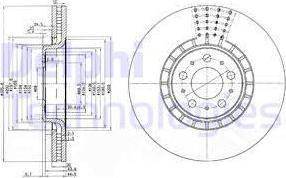 Delphi BG9783C — Tarcza hamulcowa