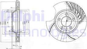 Delphi BG9774 — Tarcza hamulcowa