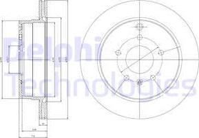 Delphi BG4069 — Tarcza hamulcowa