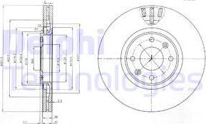 Delphi BG4002 — Tarcza hamulcowa