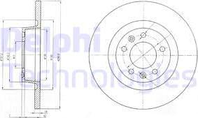 Delphi BG4085 — Tarcza hamulcowa
