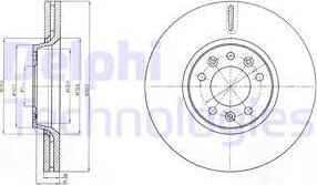 Delphi BG4083 - Tarcza hamulcowa