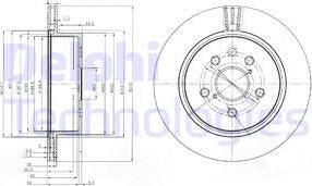 Delphi BG4024 — Tarcza hamulcowa