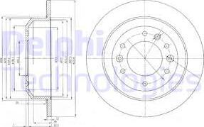 Delphi BG4138 — Tarcza hamulcowa