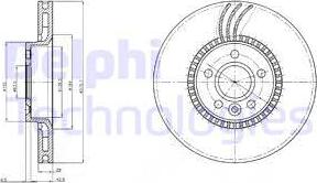 Delphi BG4123 — Tarcza hamulcowa