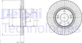 Delphi BG4309 — Tarcza hamulcowa