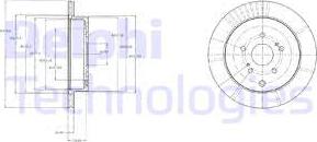 Delphi BG4329 — Tarcza hamulcowa