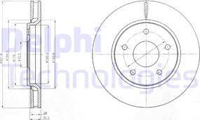 Delphi BG4248 — Tarcza hamulcowa