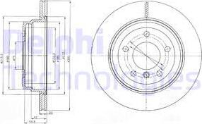 Delphi BG4243 - Tarcza hamulcowa