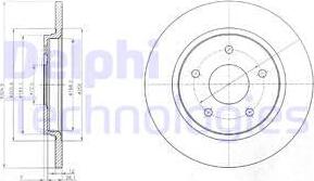Delphi BG4247 — Tarcza hamulcowa