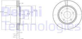 Delphi BG4212 — Tarcza hamulcowa